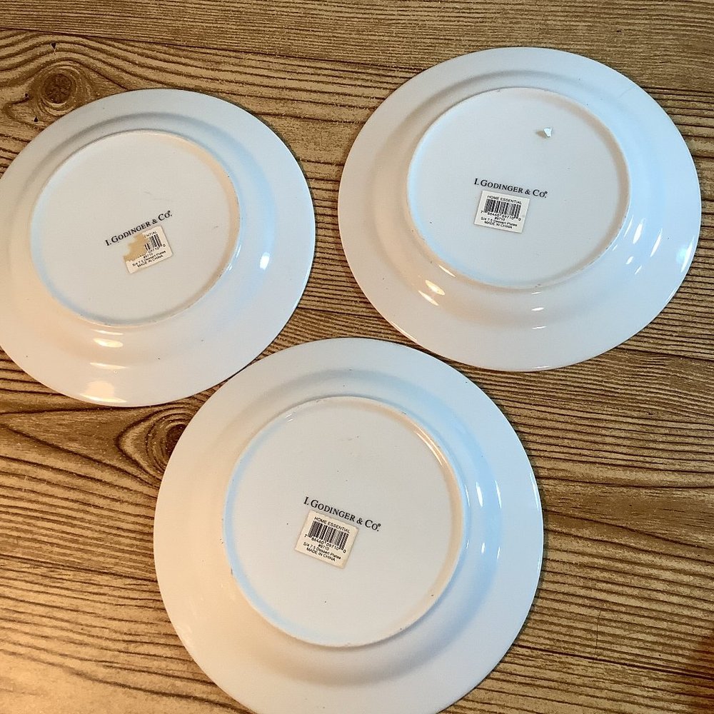 Lot of 3 I GODINGER Safari Africa Dessert Plates - Picture 7 of 7